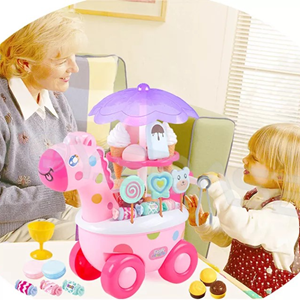 ماشین برقی آب نبات بستنی فروشی مدل زرافه Candy Ice Cream Car -اسباب بازی